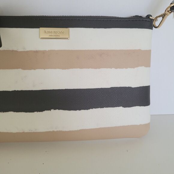 Kate Spade Lolly Grant Street Grainy Vinyl Bag Wristlet Clutch Wallet New Defect - Picture 5 of 7